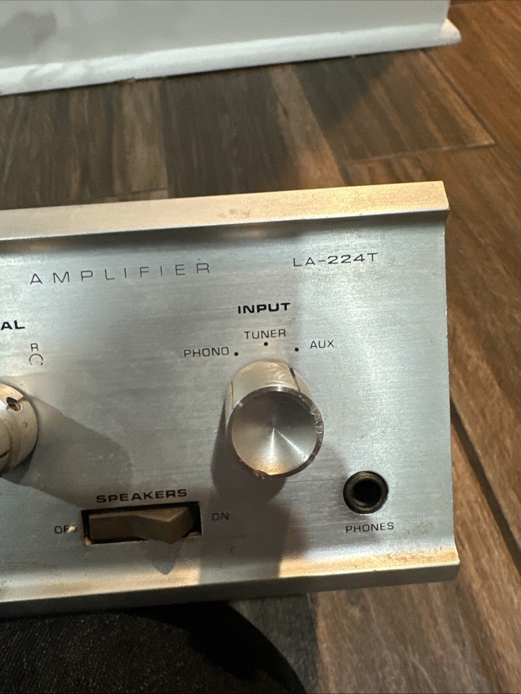 Lafayette Amplifier LA-224T , Lights Up, untested!