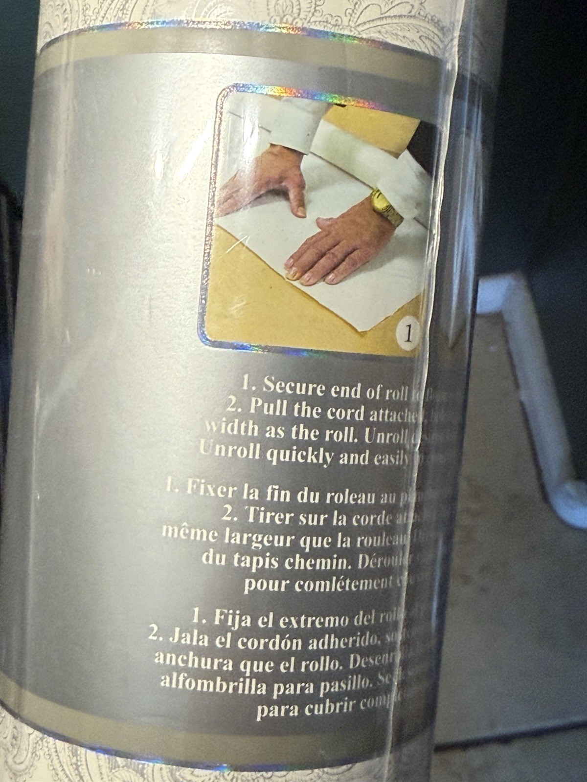 Modern Romance Wedding Aisle Runner 36 In Wide X 100 Ft Long Not Used