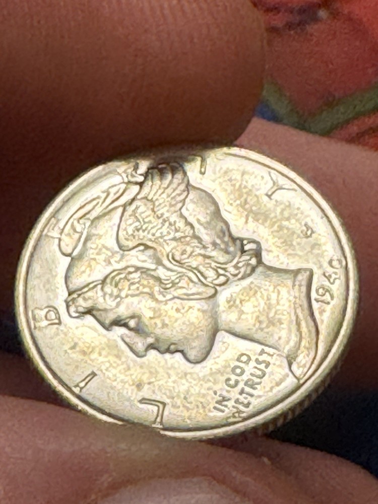 1940 S  uncirculated Mercury Dime