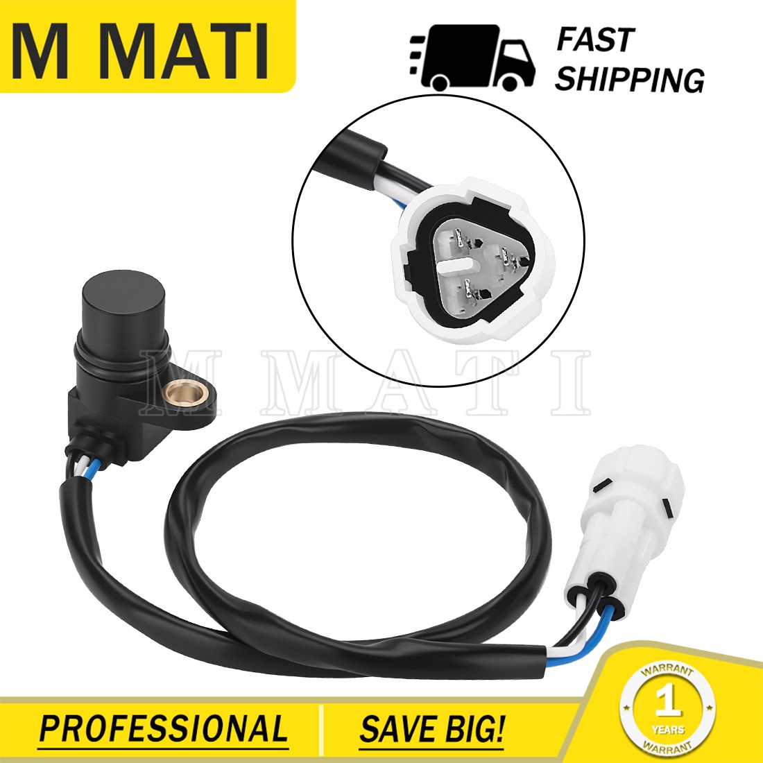 Speed Sensor For Yamaha Viking 700 YXC700 2015-24 YXM700 2014-24 3B4-83755-01-00