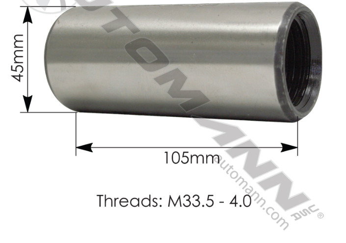 MTB180 AUTOMANN THREADED BUSHING VOLVO