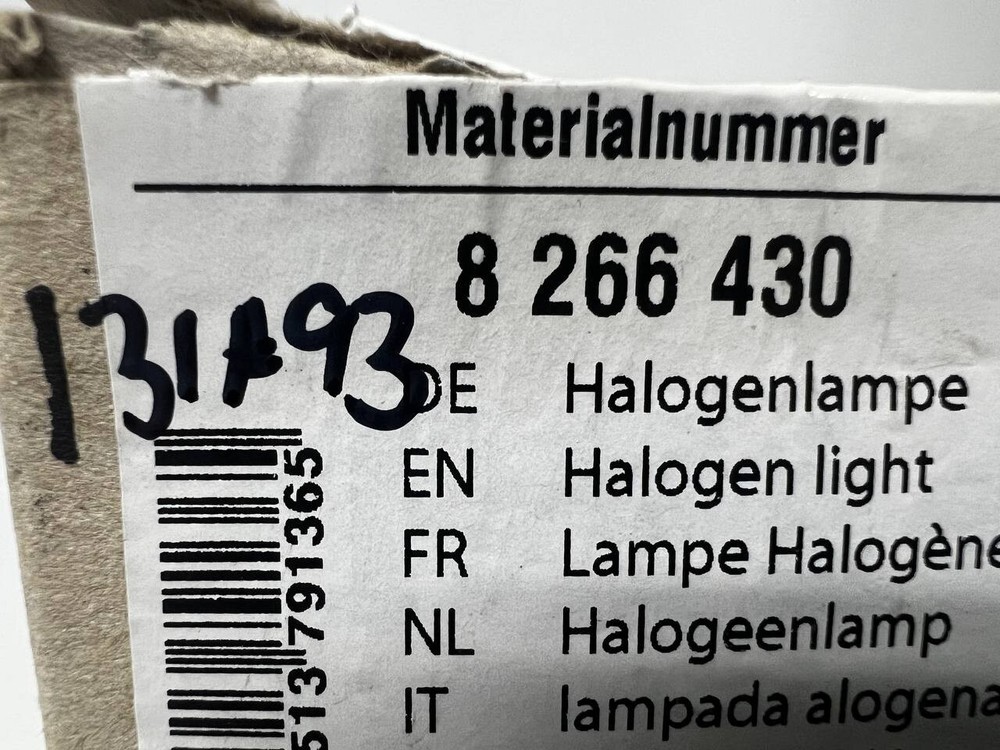 Genuine OEM Miele HALOGEN LIGHT 8266430