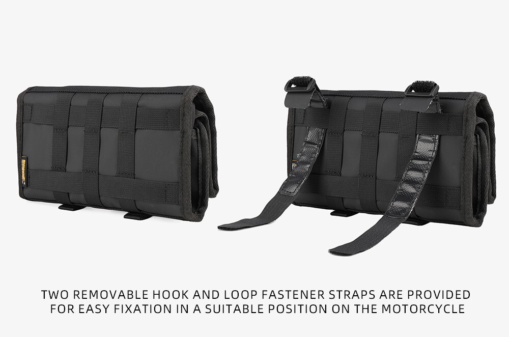 Rhinowalk Motorcycle Tool Bag Portable Pouch Outdoor Repair Tool Roll Pack
