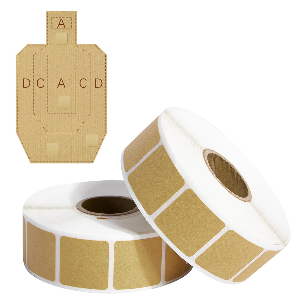 4000Pcs 0.87" Target Pasters Tape Square Self-Adhesive Shooting Practice Sticker