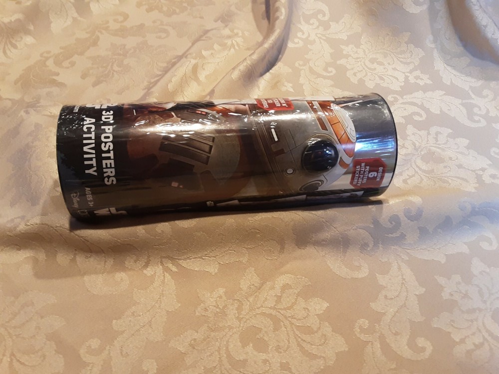STAR WARS 3d puffy posters activity NEW, never opened