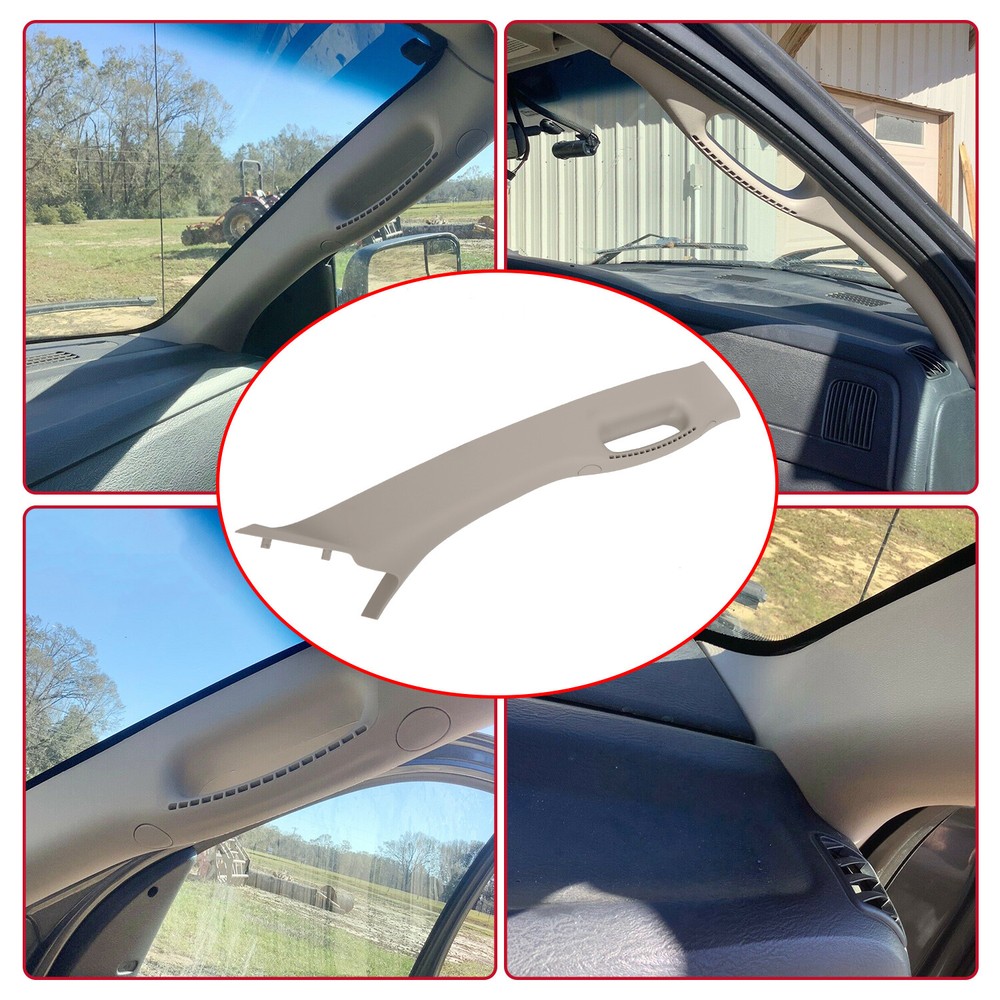 For 03-10 Dodge Ram RH Passenger Pull Grab Handle A Pillar Windshield Post Trim