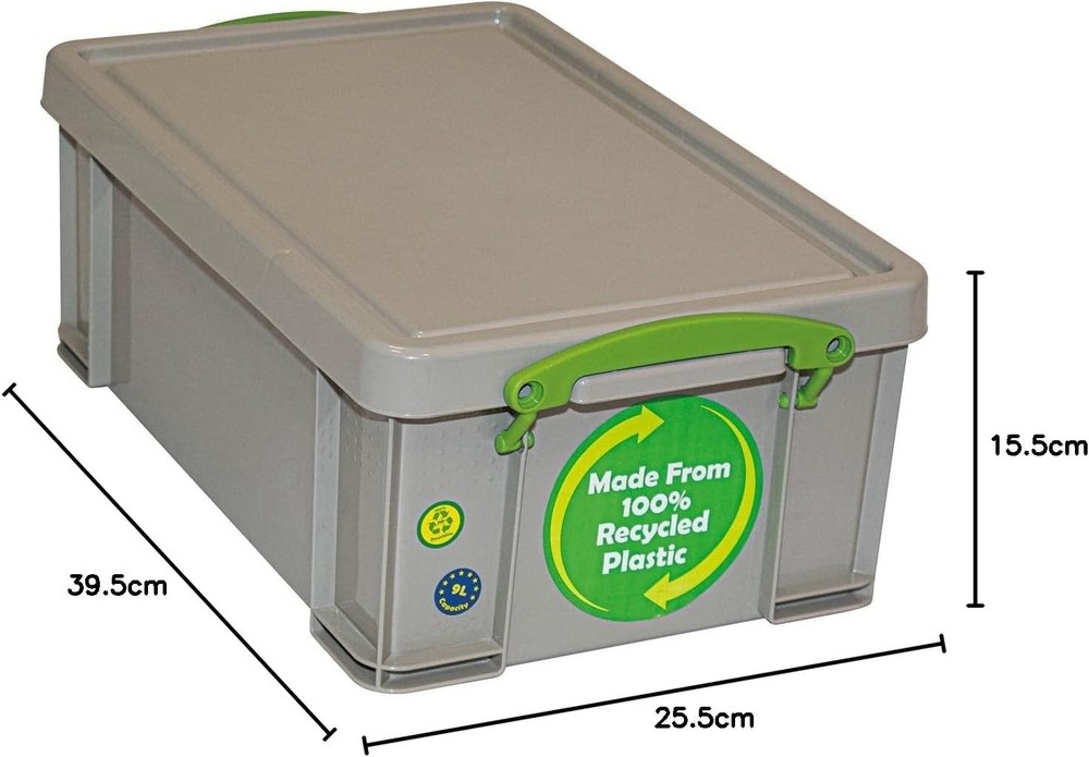 Really Useful Box Storage Box 9RDG 9L Grey