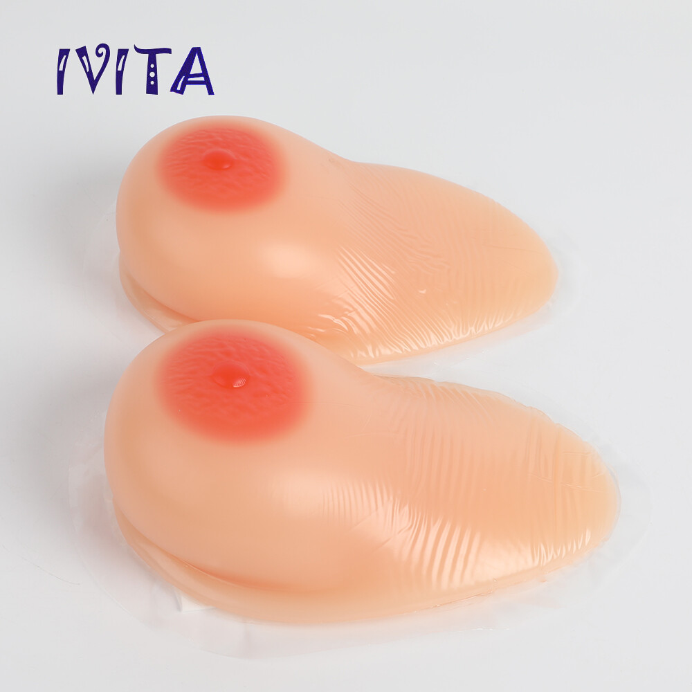 A-EE Cup Teardrop Self-adhesive Long Silicone Breast Forms CD TG Bra Enhancers