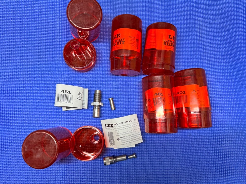 LEE bullet sizing kits complete