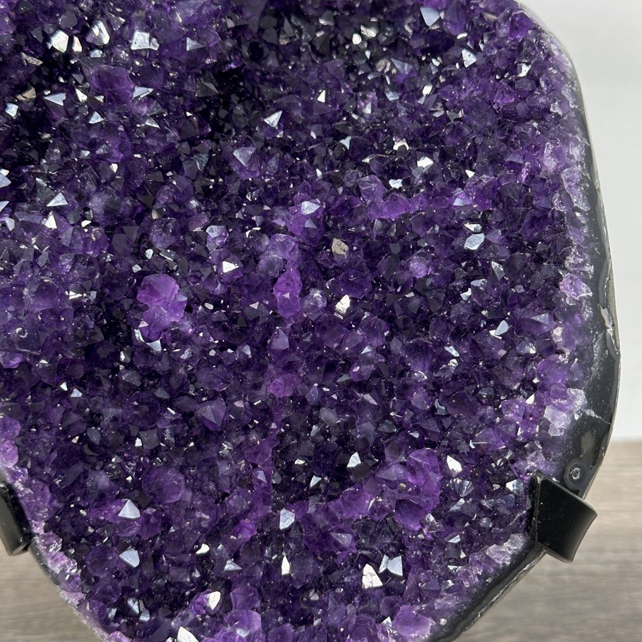 Amethyst Crystal Cluster with Deep Purple Points. MWS2693