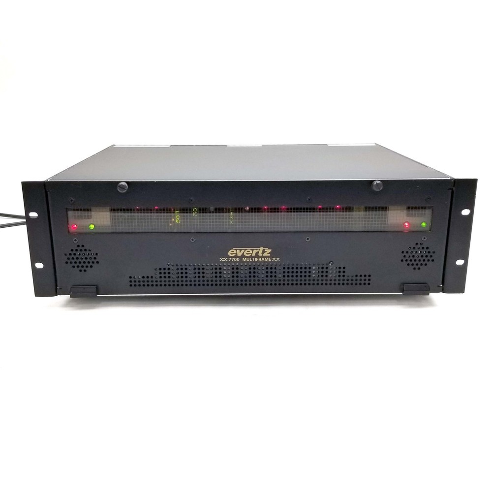 Evertz 7700FR Compact Distribution Frame w/7700 Series Modules Frame Controller