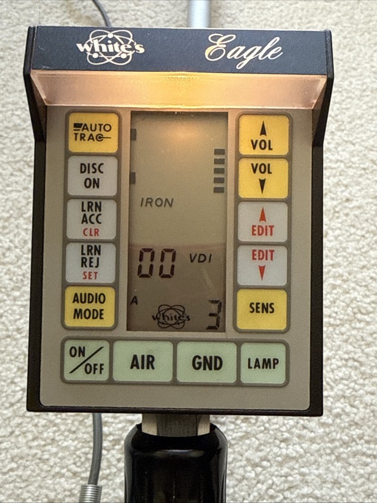 White Eagle Programmable Professional Mpc Metal Detector w/Headset & Bag