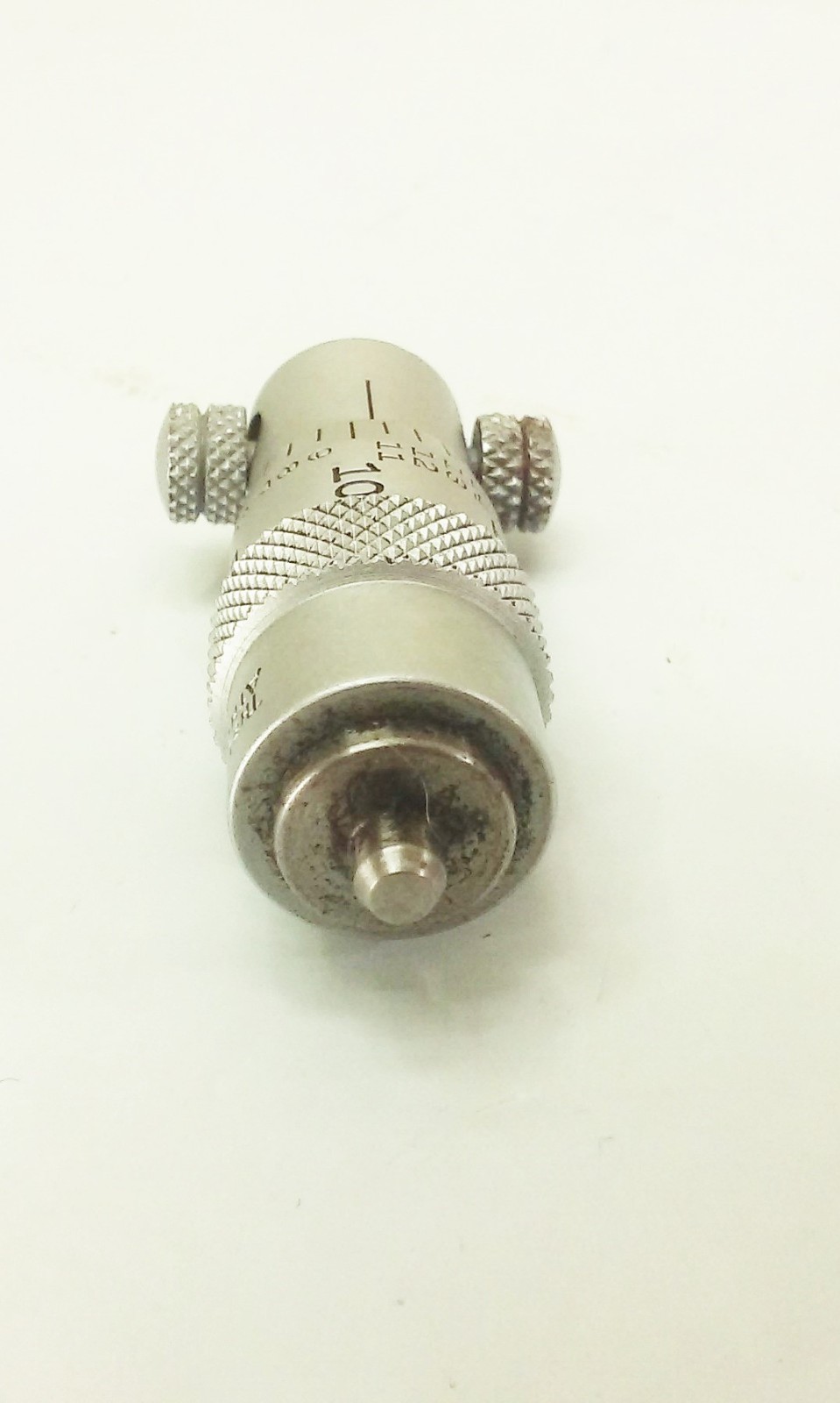 Vtg Starrett no.124 inside micrometer set in wood case 2"-12" machinist USA