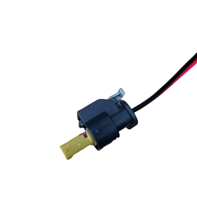 2 PCS OEM 2 Pin Flat Connector Pigtail Plug For Audi 4F0973702A