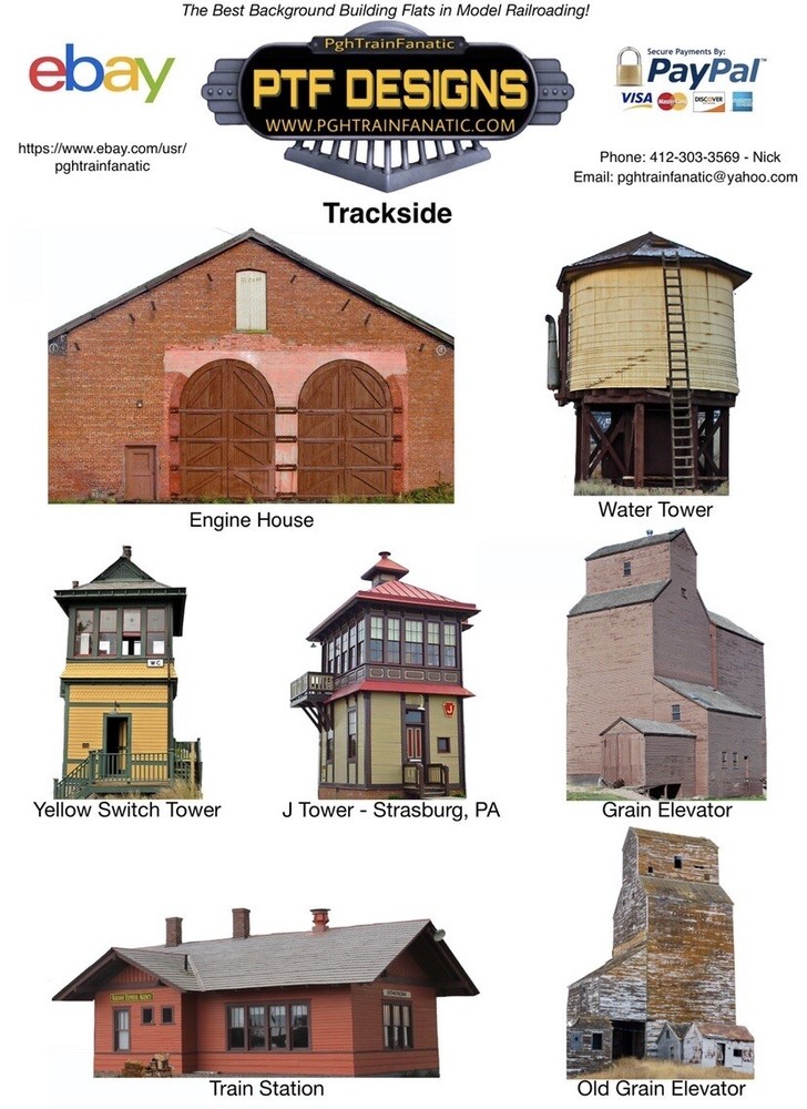 N Scale BACK SHOP Building Flat/Front Factory - Walthers