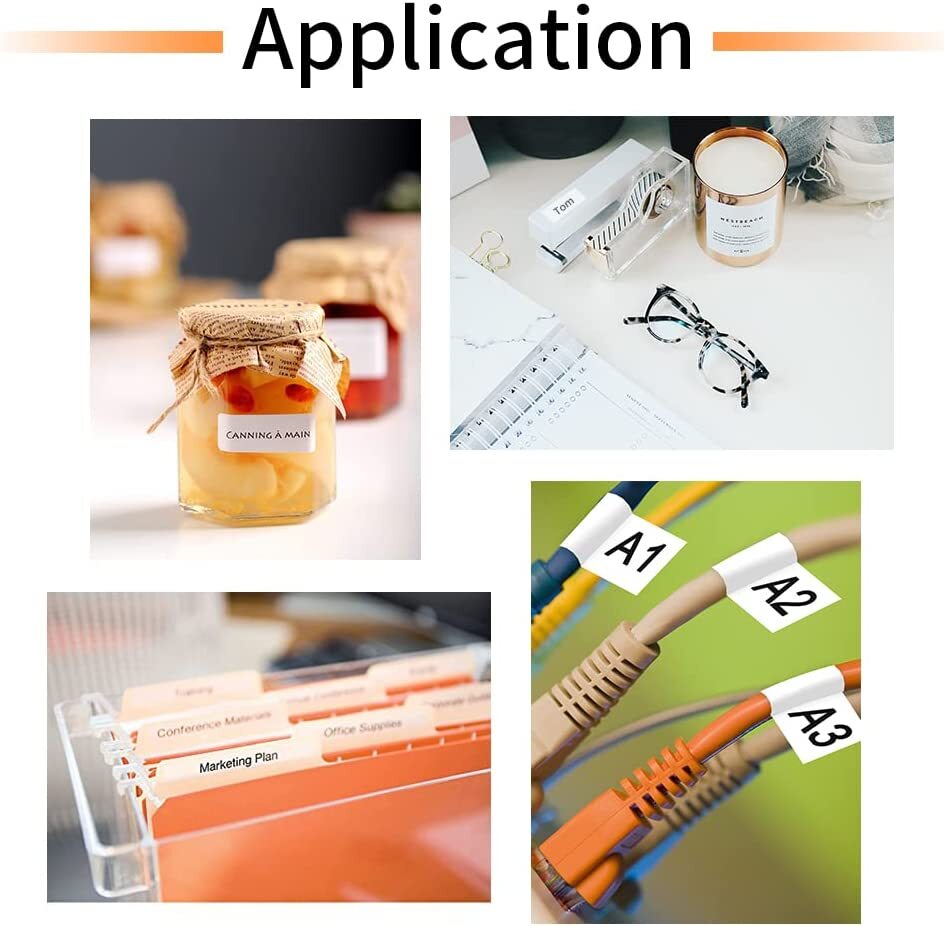 Label Maker Machine E1000 Portable Handheld Labeler Machine P-Touch TZe-231