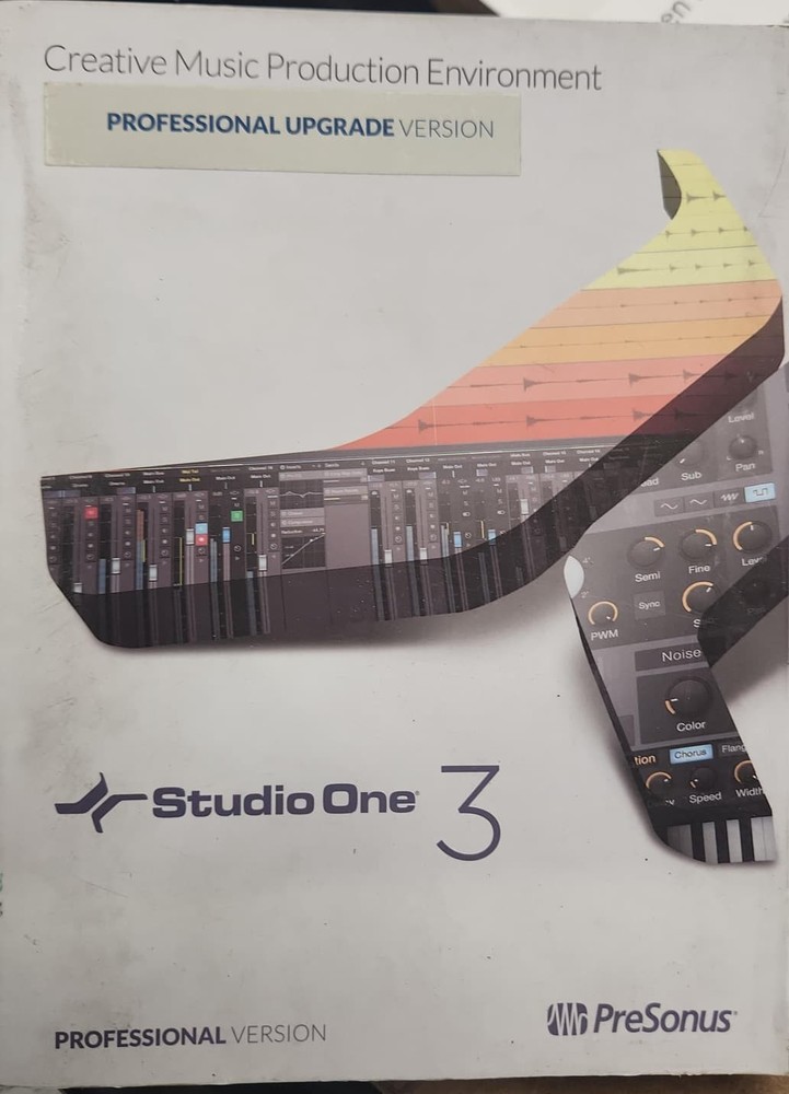 PreSonus Studio One 3 Professional DAW/Multitrack Upgrade Version Open box