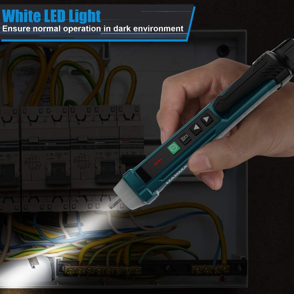 Dual Function Voltage Tester—Non-Contact Detection with Auto Power Off Feature