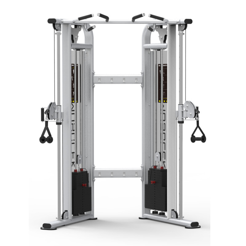 Commercial Functional Training Machine Cable Crossover With Dual 220lb