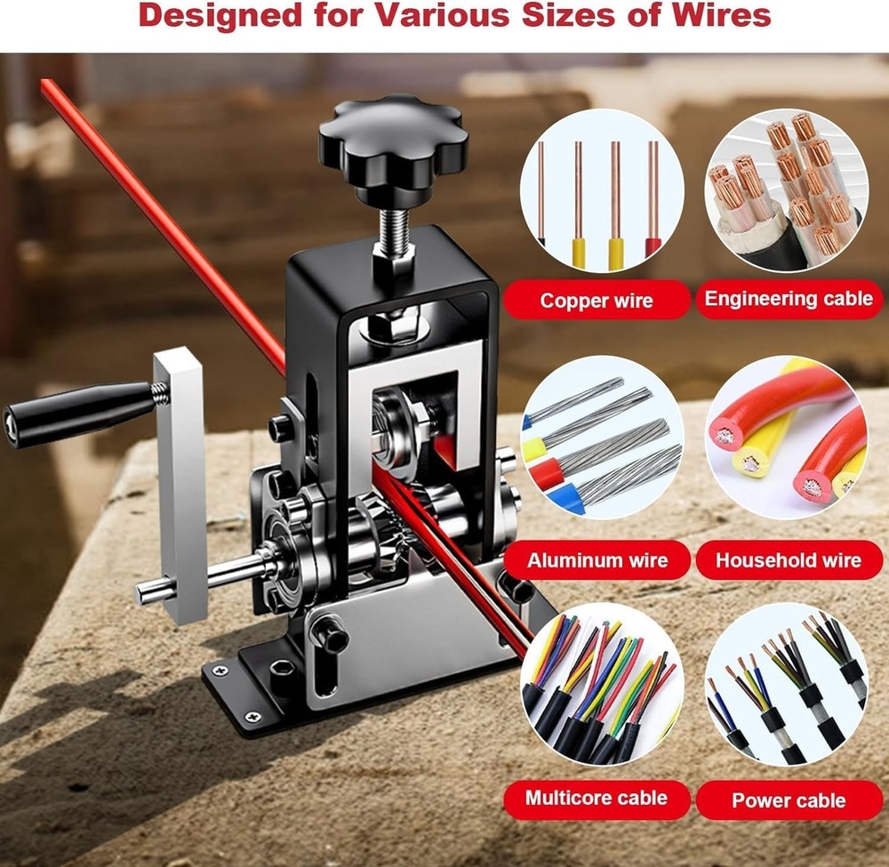 Drill Powered Wire Stripper Machine