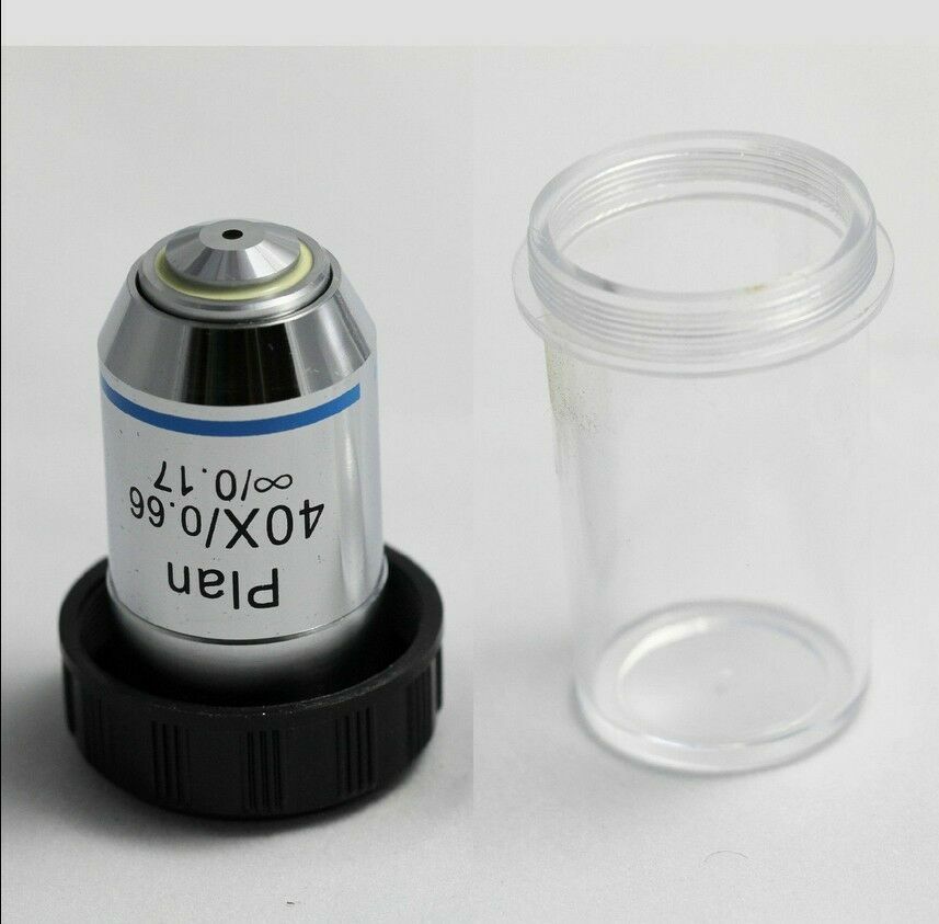 Microscope Objective Lens INFINITY PLAN DIN 4X 10X 20X 40X 60X 100X ProScope