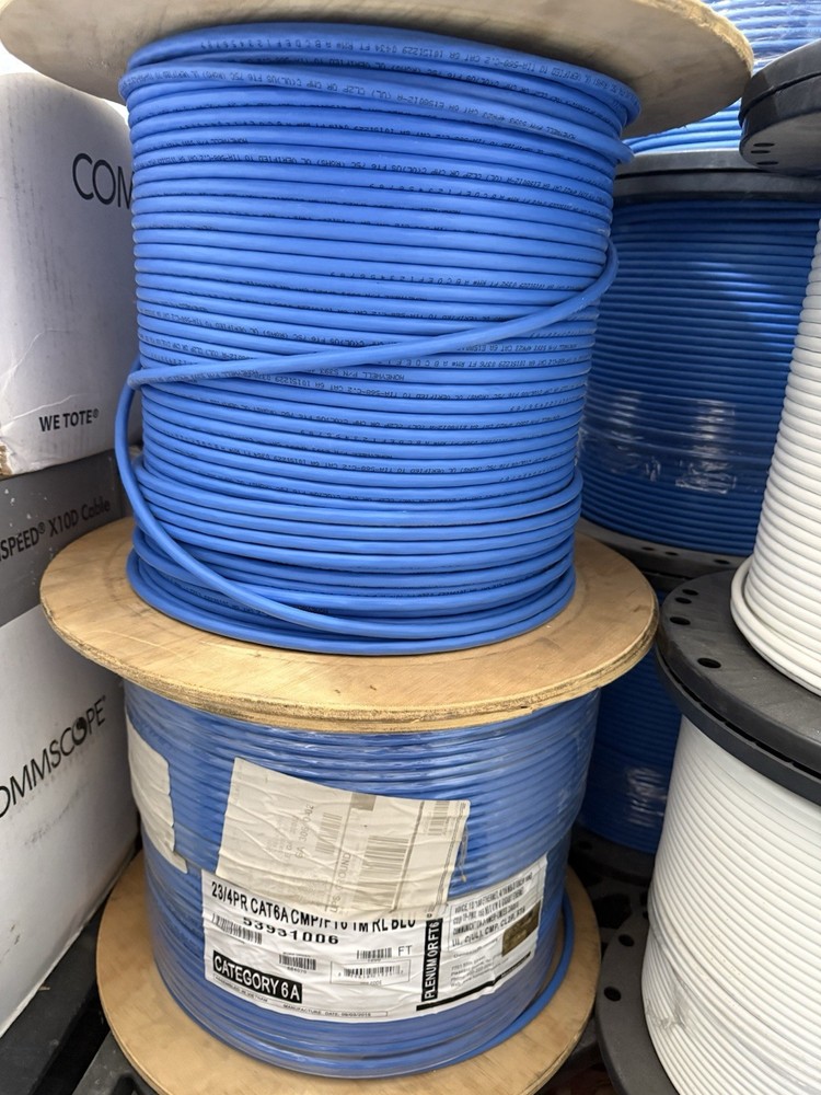 Commscope 6554+ Cat6 Shielded Plenum Cable Blue