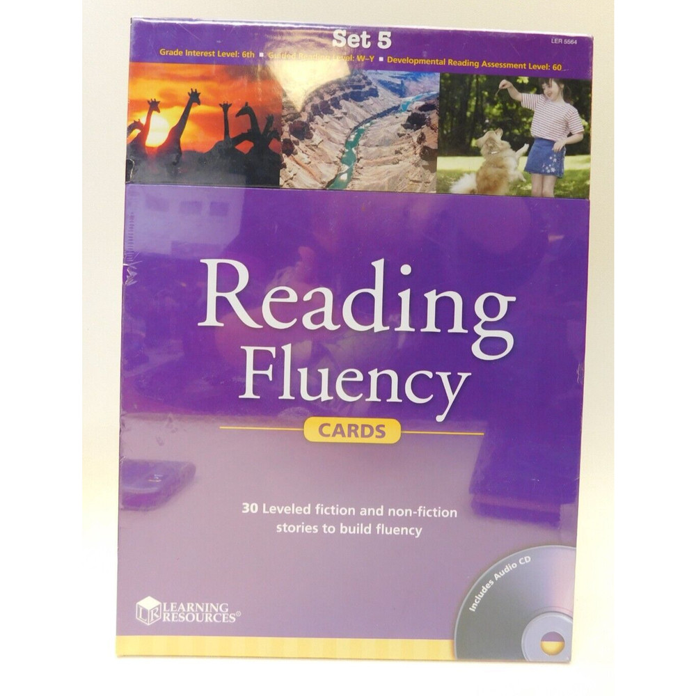 Reading Fluency Set 5 Grade Level 6th Homeschool Main Idea Inferences C & E