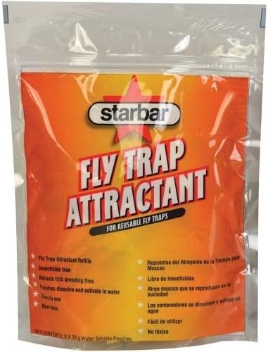 Starbar Fly Trap Attractant Refill For Reusable Traps, 8-30g Basic