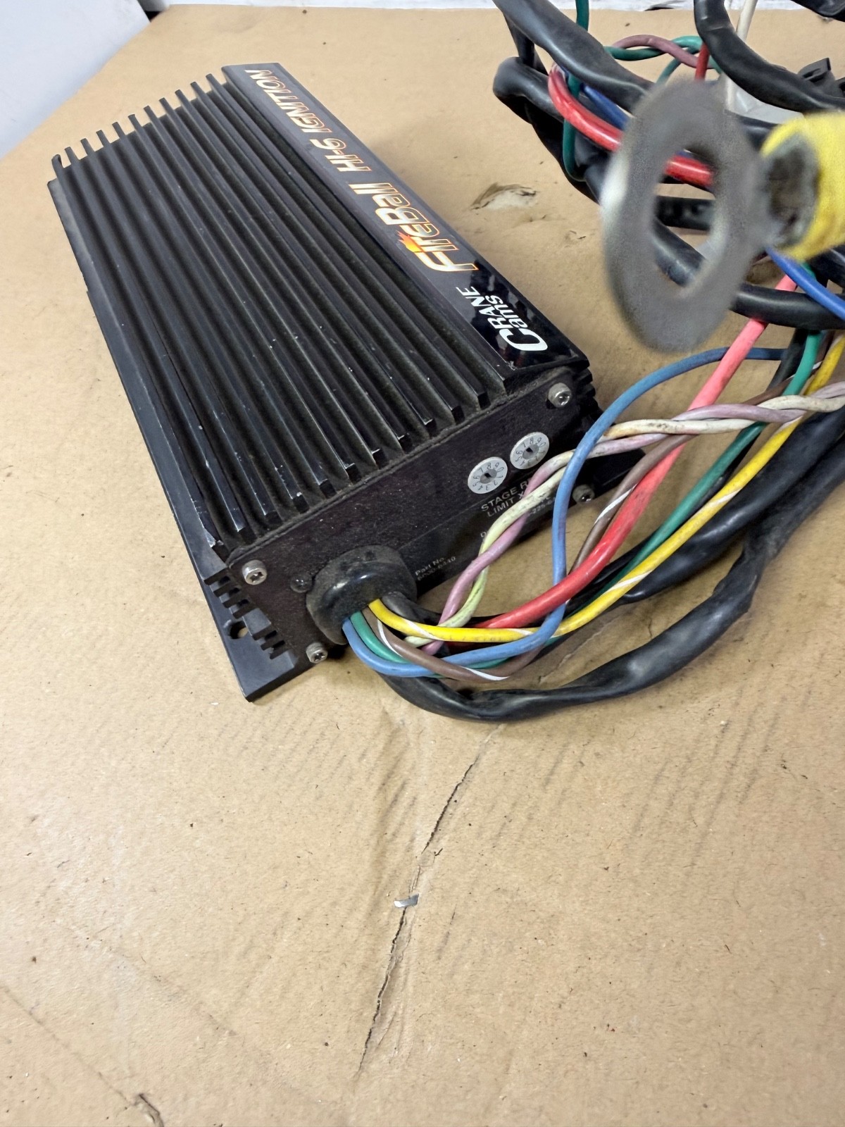 CRANE CAMS FIREBALL HI-6 CD IGNITION WITH DIGITAL REV LIMITER + LX92 COIL