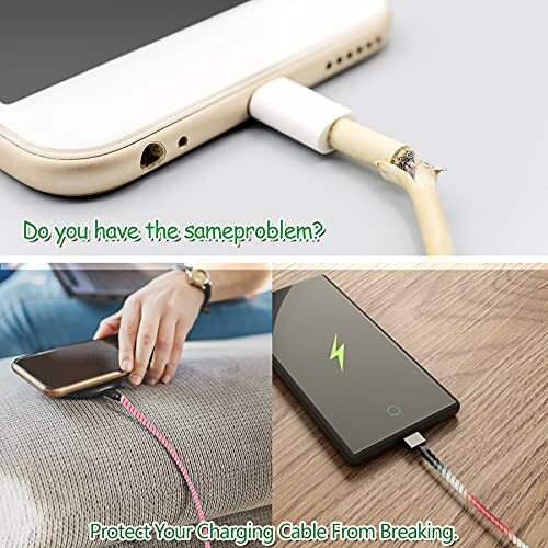 Spiral Cable Protector Headphone Cable Saver9 Pc Cable Protector/Wire Repair/...