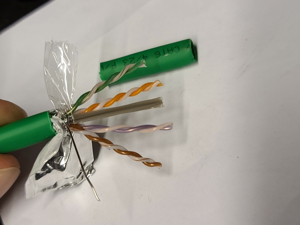 Commscope CS34P 23/4P Cat6 F/UTP WebTrak Plenum Shield Network Cable Green/100ft