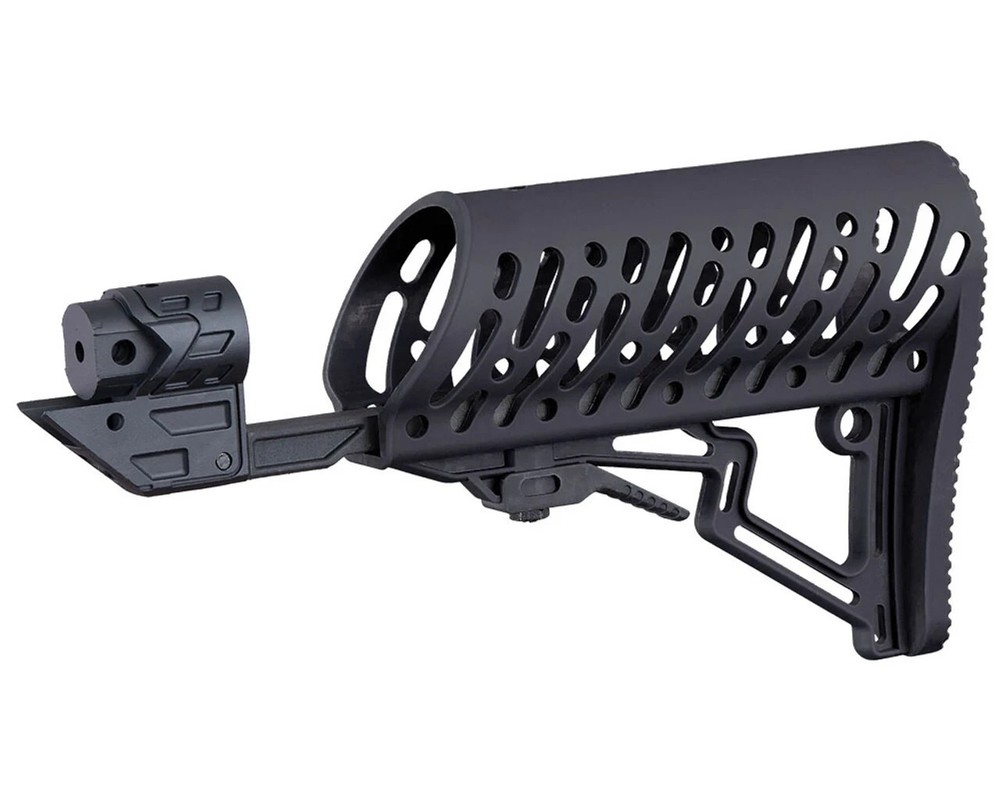 NEW Tippmann TMC Air-Thru Adjustable Stock - Black