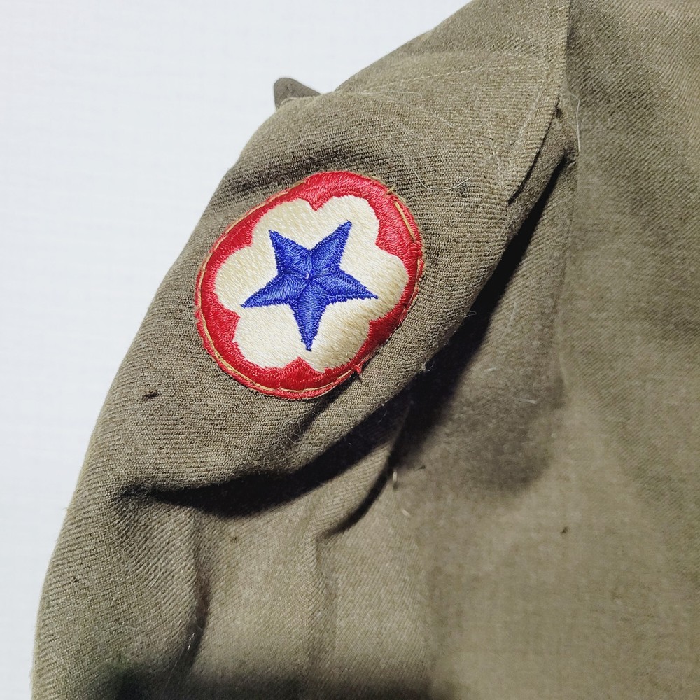 Museum US Army 40 Reg Jacket Korean War Wool Olive Original Gold/brass Buttons