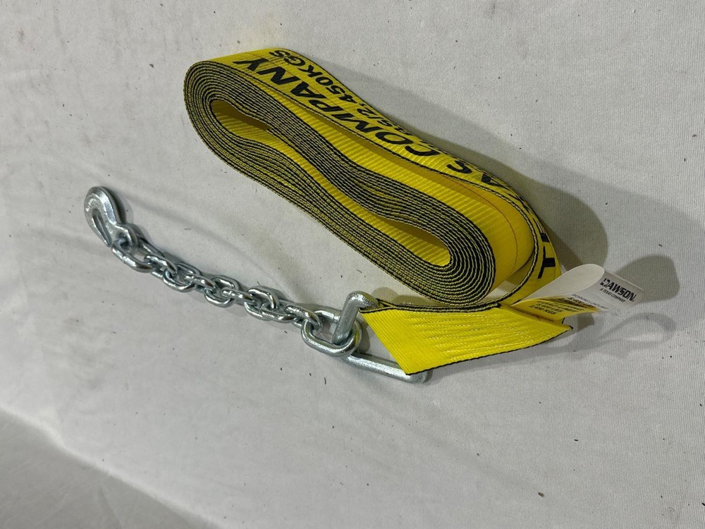 3"X30' Ratchet Strap with Chain Hook 2 Pack