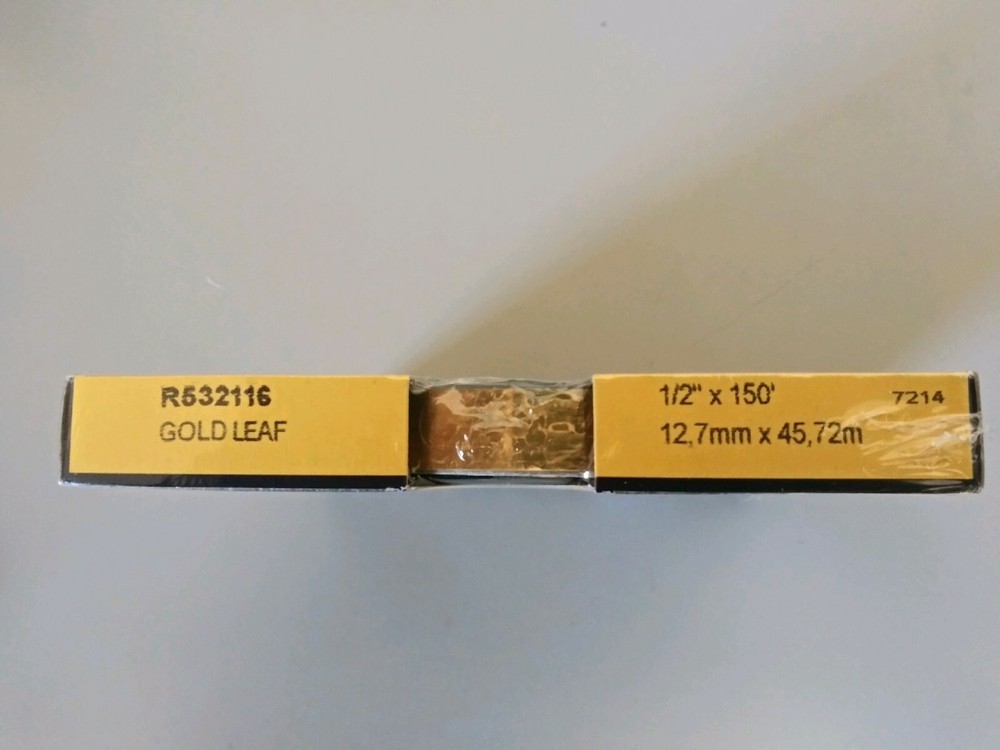 1/2" x 150' Solid One Line Gold Leaf Pin-Stripping