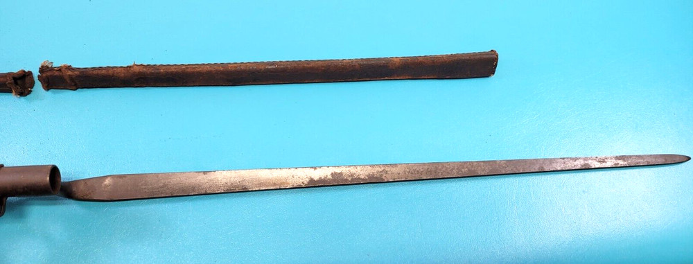 Spanish Model 1871 Rolling Block Rifle Socket Bayonet Spain
