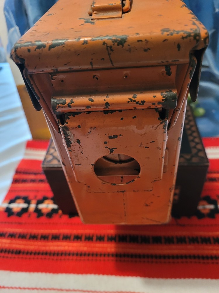 Vintage Military Ammo Box Empty Case