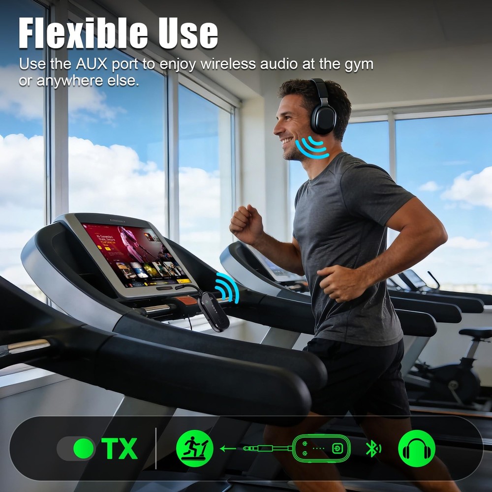 2026 Upgraded Pro Bluetooth 6.0 Transmitter Receiver|Bluetooth Adapter for TV...