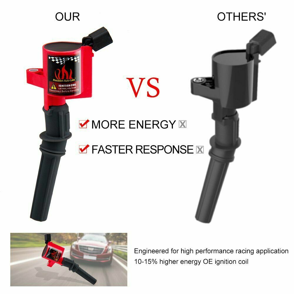 8 DG508 Ignition Coil Pack For Ford F150 Expedition 2000 2001 2002-2004 4.6/5.4L