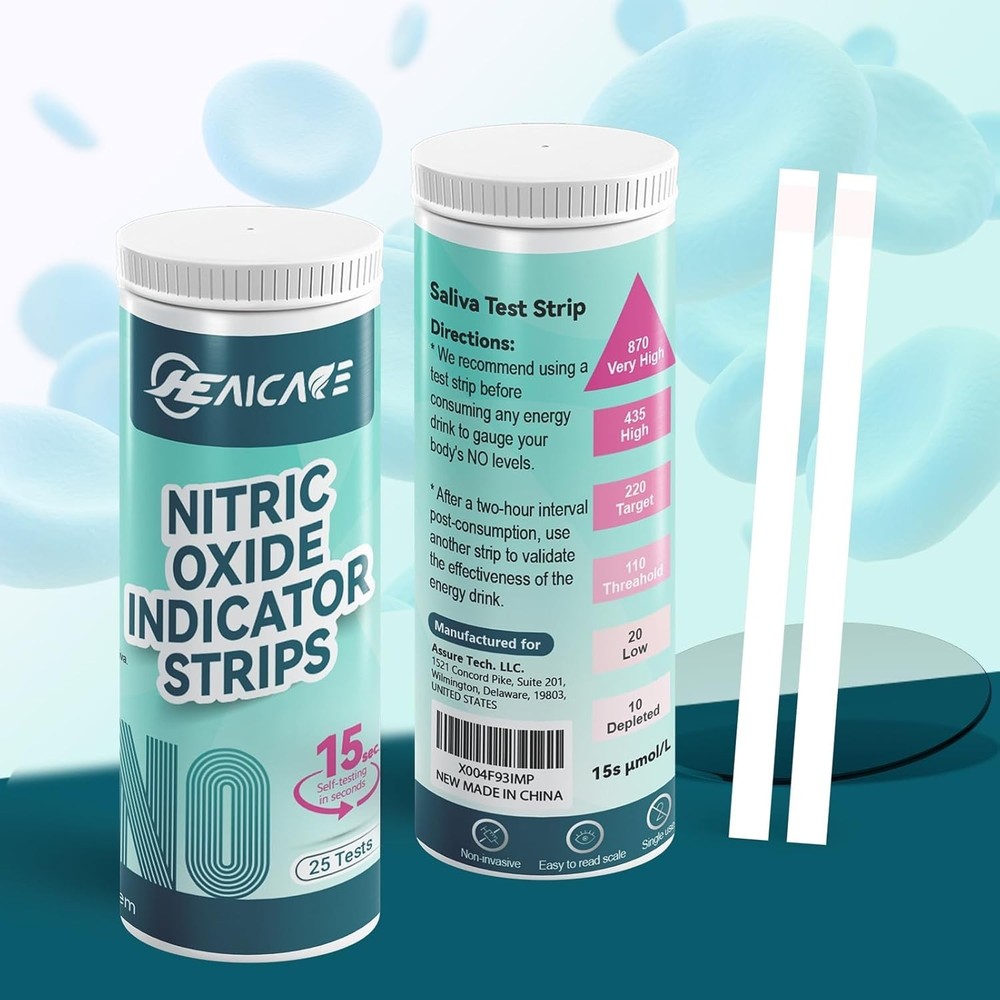 Easy-to-Use Nitric Oxide Indicator Strips - 25 Count for Instant Feedback