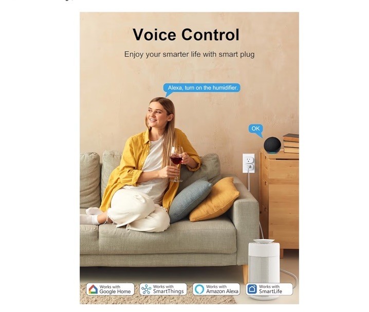 4 Pack Smart Plug Compatible with Alexa & Google Home