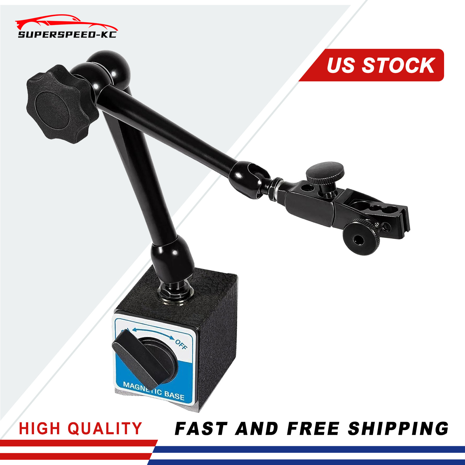 H-295 Magnetic Base 176lb for Noga Dial Gage Test Indicator Holder DG61003