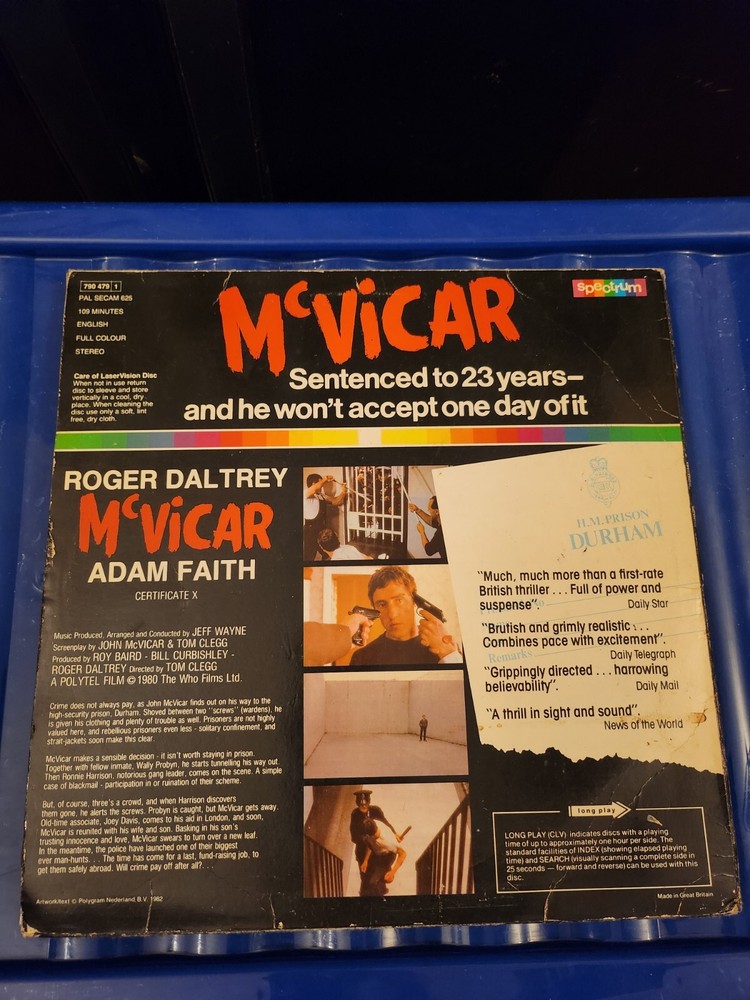 McVicar Laserdisc