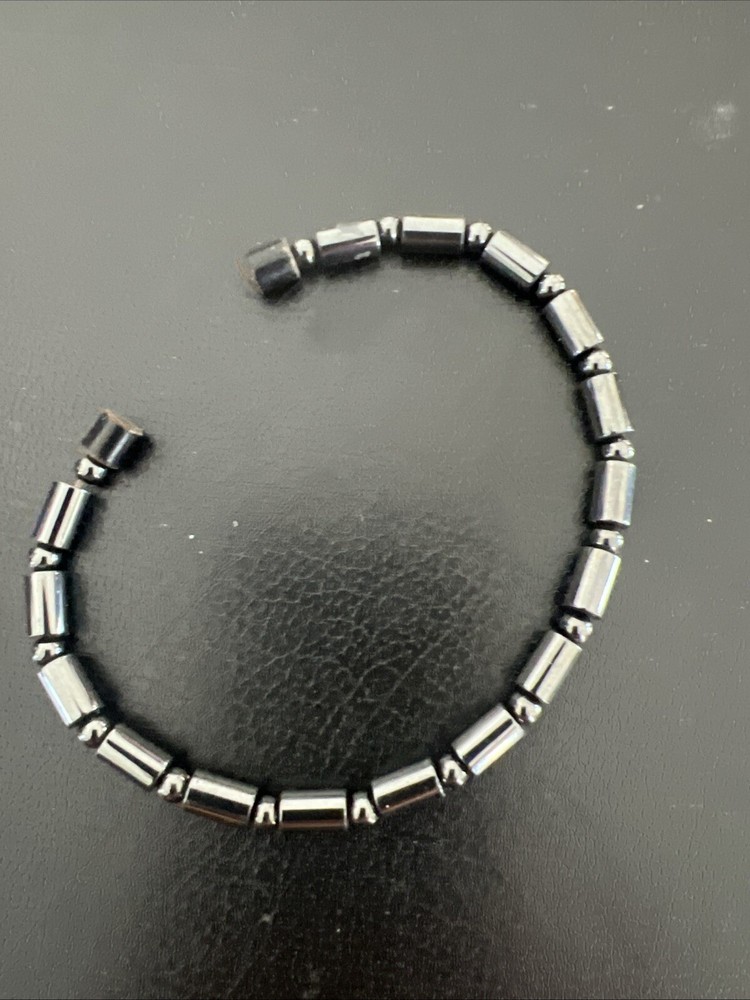 Magnetic Hematite Bracelet 8”