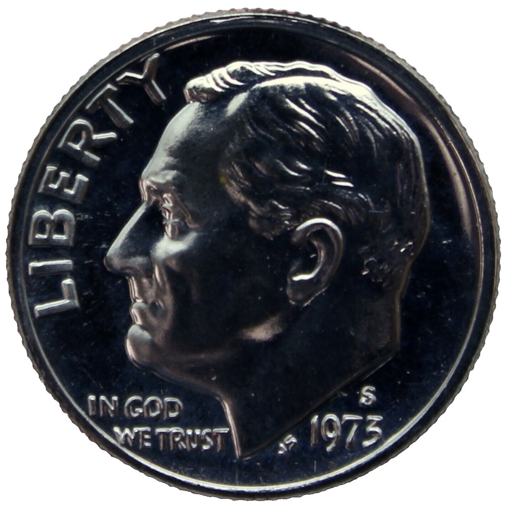 1973-S Proof Roosevelt Dime