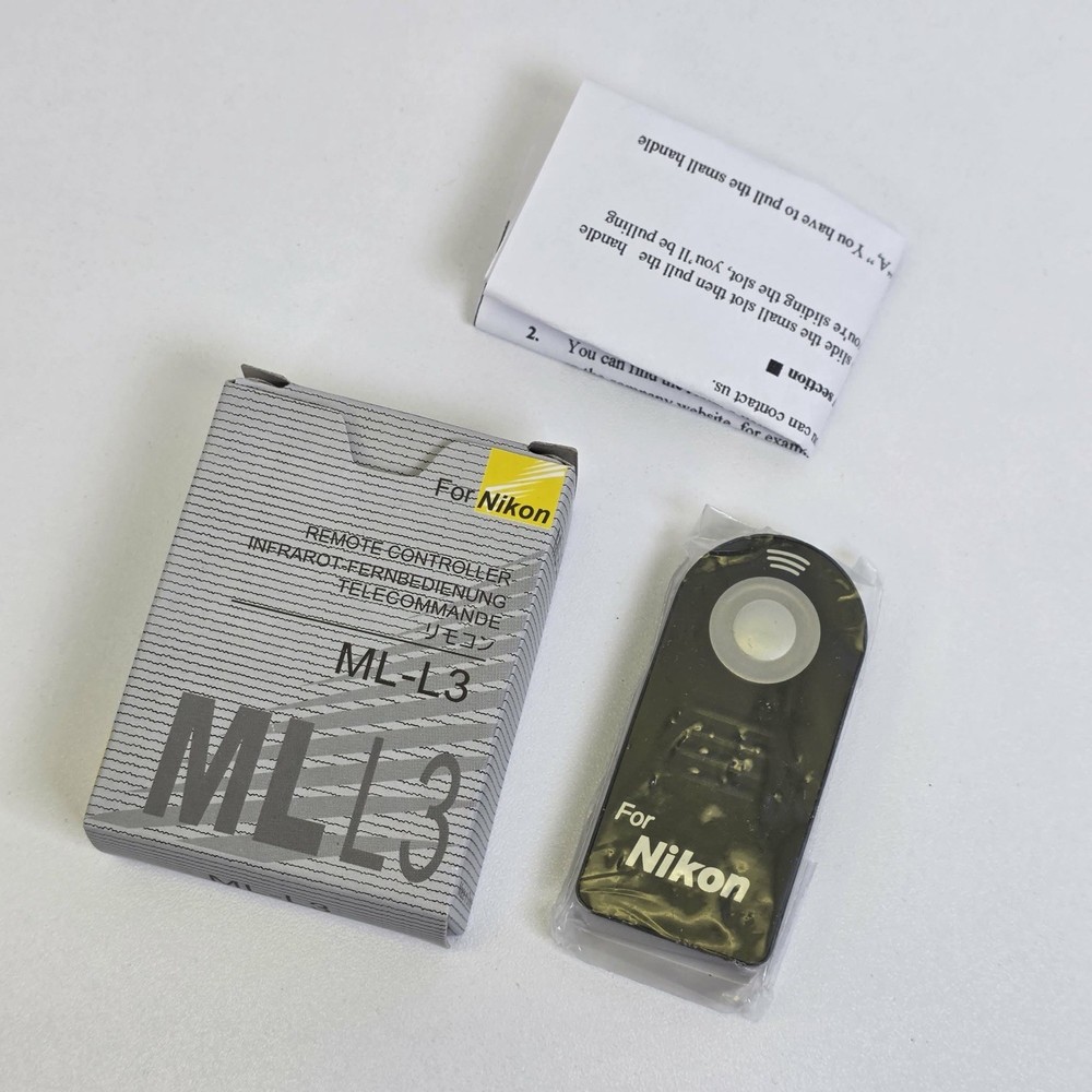 Nikon ML-L3 Wireless Remote Control Shutter Release for Nikon Camera Black