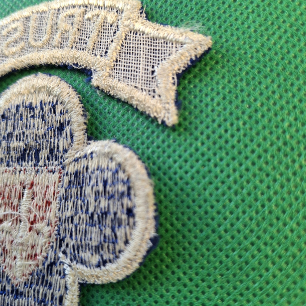 US Army Post WW2/ Trieste Occupation Forces W/"Trust" Tab Patch