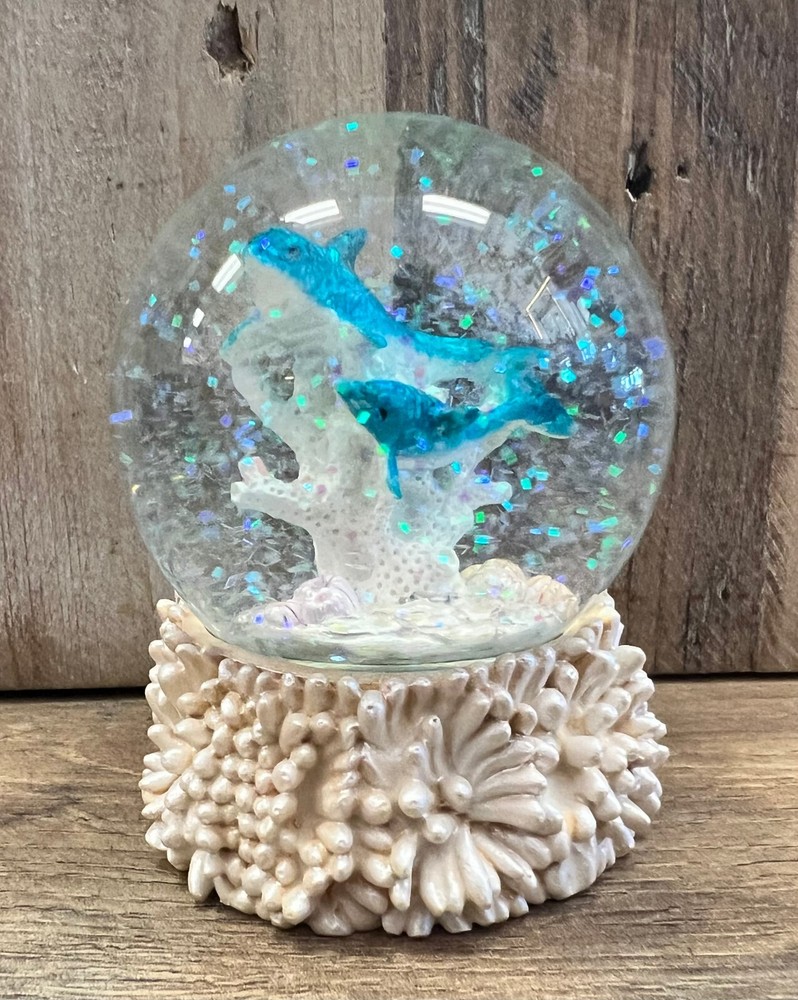 Dolphin Snow Globe 3" x 2.5"