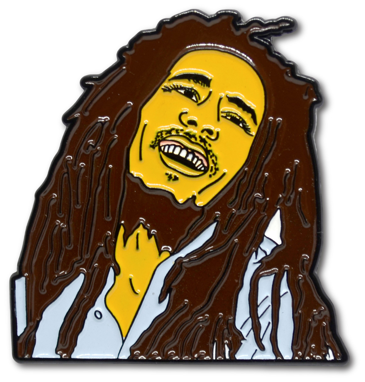 Bob Marley One Love Soft Enamel Pin Lapel Brooch Music Reggae Collectible