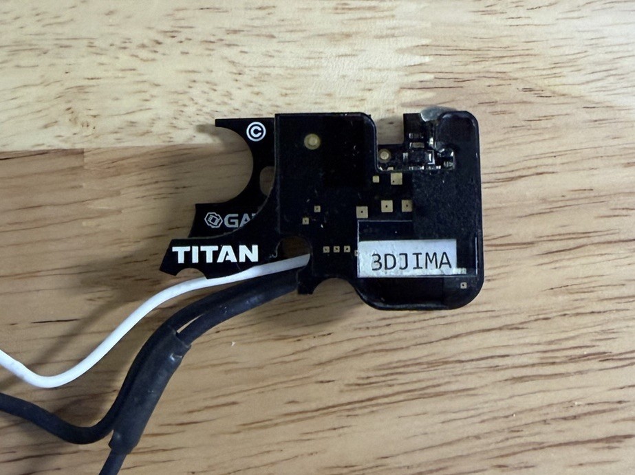 GATE AEG Titan V2 Basic Module Rear Wired M4 Mosfet AIRSOFT